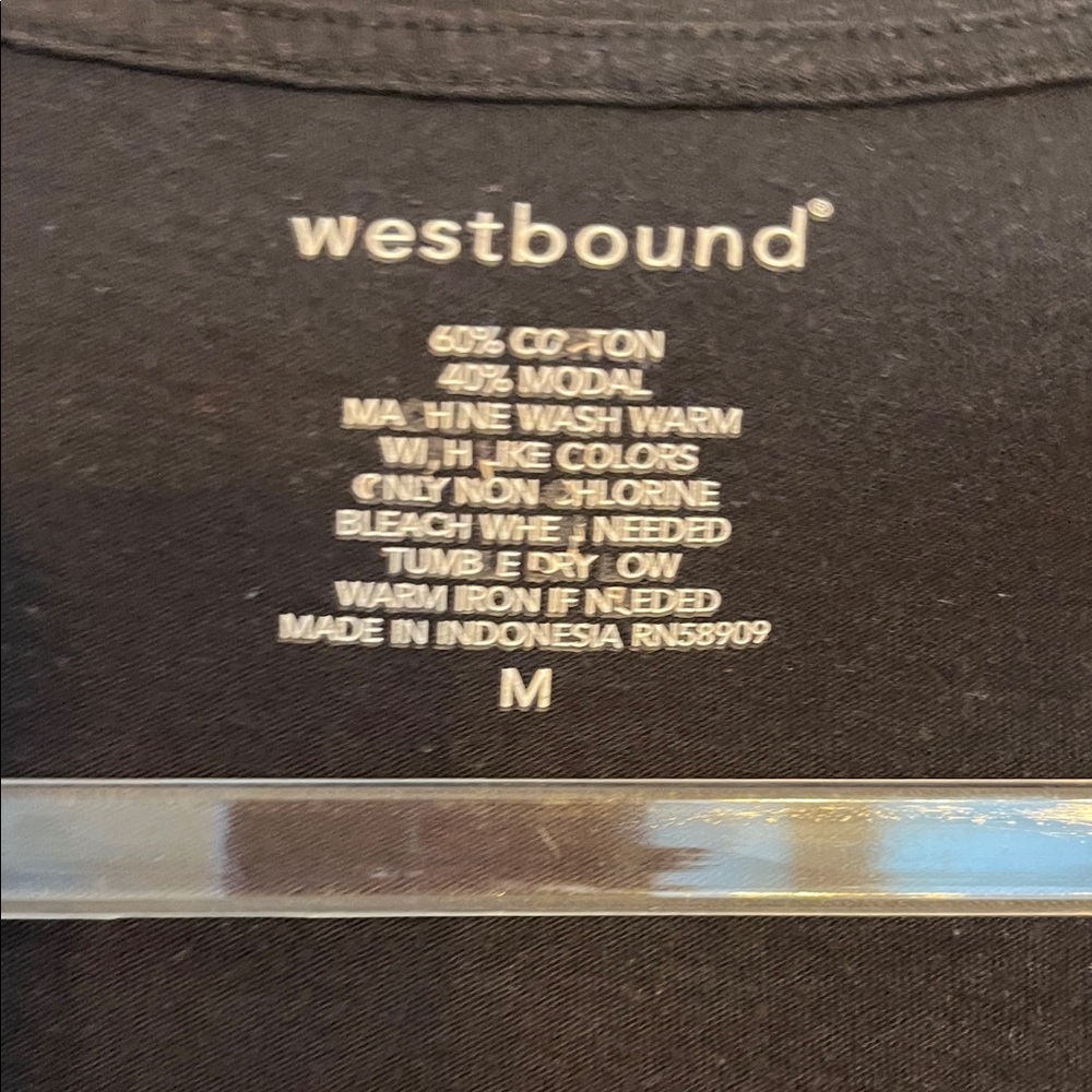 Universal Thread Black Tie-Front Tee - image 4